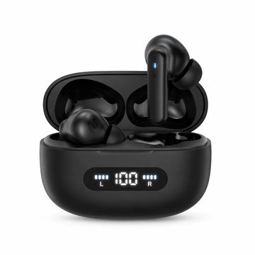TWS ENC Noise Cancelling 5.3 Earbuds white background