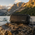 IPX7 Bluetooth Speaker outdoor lakeside adventure shot