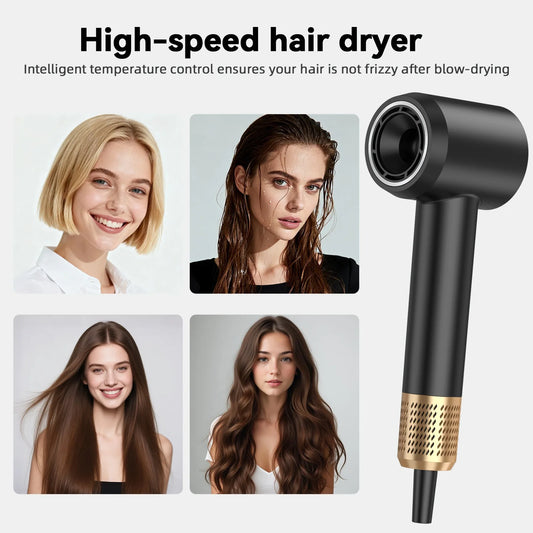 High-Speed Ionic Hair Dryer with BLDC DC Motor Salon Beauty Commercial Drying Home Hotels Outdoor Use Made with Essential Oil
