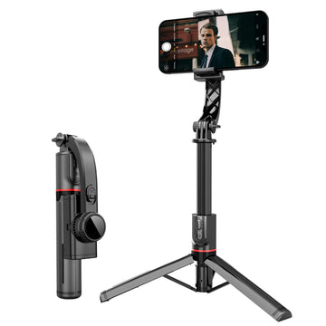 Chaoke L19 Flexible Single Axis Stabilizer for Remote Control Rotation Selfie Stick Hidden Tripod Mobile Phone Gimbal Fill