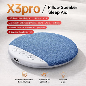 Ultra Thin Pillow Speaker  5.3 Wireless Sleep Speaker Under Pillow for Side Sleepers Noise Cancelling Wholesale