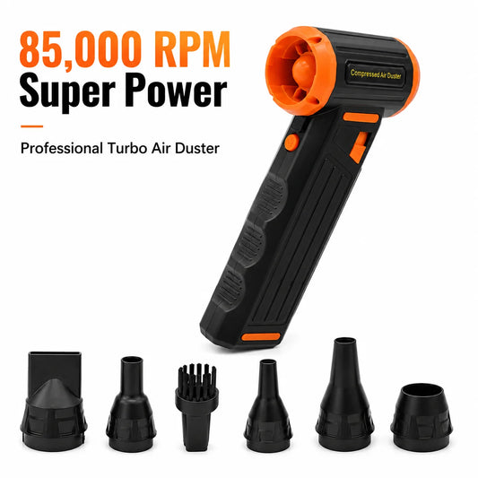 Powerful Mini Turbo Fan High Speed Handheld Air Blower Cordless Electric Blower for Car Snow Removal Dust Cleaning Supplier