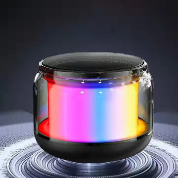 RGB Wireless LED Waterproof Outdoor Stereo Speakers with TF Memory Card Home Outdoor Use for Mobile Phone Computer Speaker