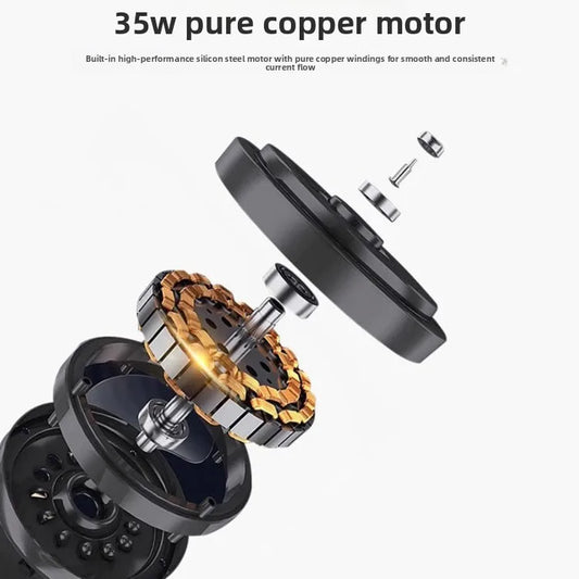Three-blade Acrylic Remote Control Smart Inverter Ceiling Fan with Light for Hotels Living Rooms Dining Rooms