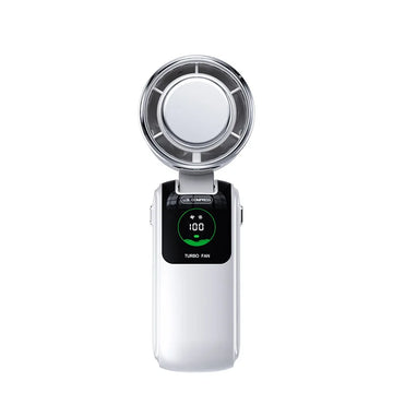 New Ice High Speed Semiconductor Refrigeration Handheld Fan Portable Lanyard Battery Powered Outdoor Folding Desktop Small Fan