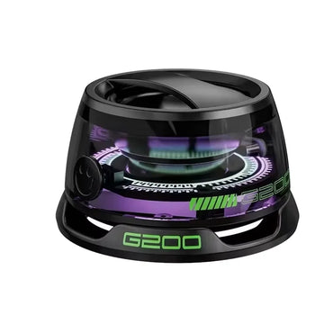 Mini Magnetic BT Small Speaker Mobile Phone Desktop Holder Sports Outdoor Heavy Bass Waterproof RGB Colorful Light Speaker