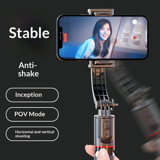 Portable Mini Gimbal Stabilizer Wireless Remote Selfie Stick Tripod Stand Anti-shake Phone Holder for Outdoor Shooting