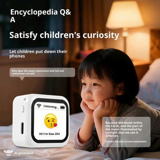 Xiaozhi AI Smart Robot Electronic ABS Material Chat Conversation Storytelling Toy Emotional Companion Pet Trendy Toy Gift