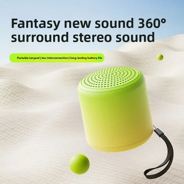 Portable Waterproof Mini Wireless for 5.3 Speakers with 360 Stereo Sound Easy to Carry for Outdoor Use