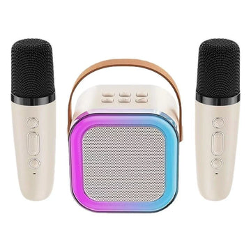 Wholesale Fashion K12 Kid Toy Sound Bar Mini Portable Out Door KTV Home Party BT Karaoke Player Wireless Speaker with Microphone