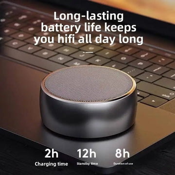 Simple Color Metal Design Promotion Gift 5W Portable Outdoor/Indoor Pocket Wireless MINI Size USB TF for 5.3 Party Speaker