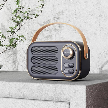 Wireless Retro Radio Portable Classic Design Blue Tooth 3D Stereo Hi-Fi TWS Outdoor Mini Speaker Subwoofer Hands Free