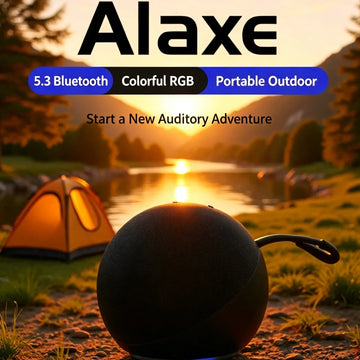 Smart  Speaker Alexa Compatible Wireless RGB Portable Speaker 5.3 Mini Outdoor Waterproof Soundbox for Camping Travel