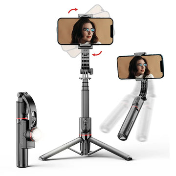 Chaoke L19 for Flexible Single Axis Stabilizer Selfie Stick Hidden Tripod Fill Light Live Streaming Remote Control New