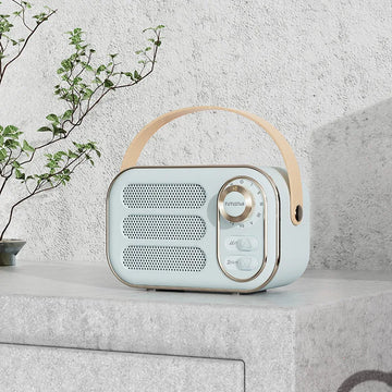 Portable Mini Speaker with Handbag Look Stereo Stylish Private Speaker for Outdoor, Home, Party